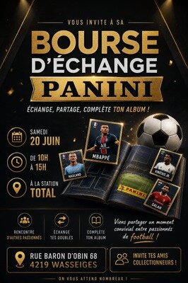 Loisirs Bourse d’échange Panini
