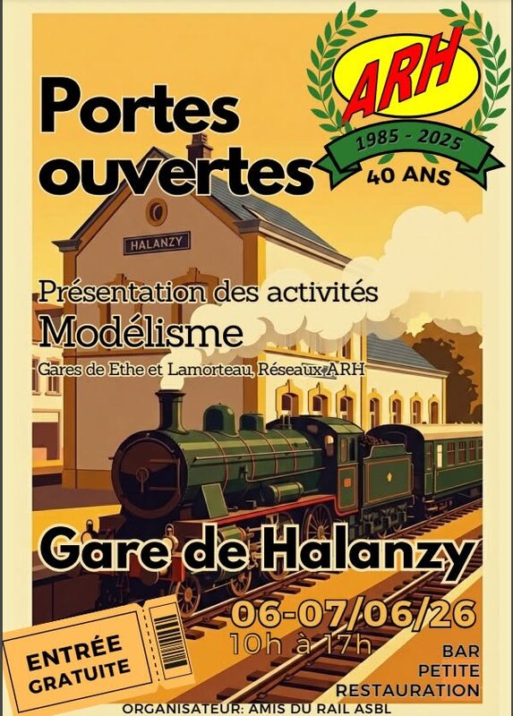 Loisirs Journées portes ouvertes - Amis Rail Halanzy - Modelisme