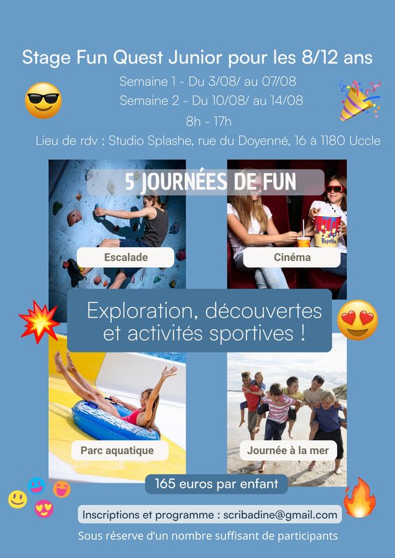 Stages,cours Stage Quest Junior