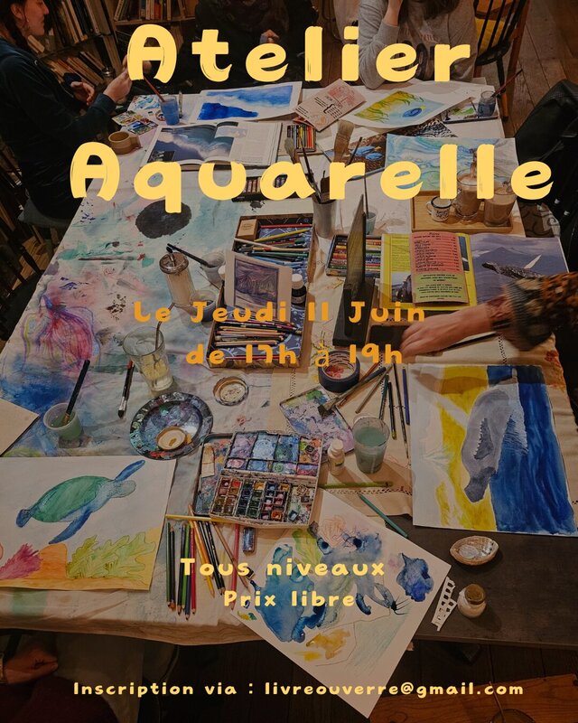 Stages,cours Atelier d aquarelle avec Nina