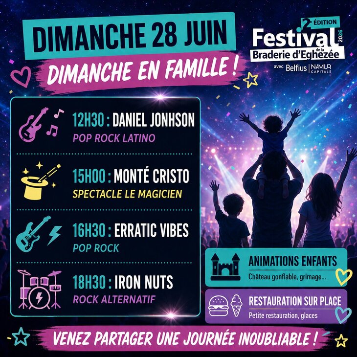 Concerts Festival Braderie