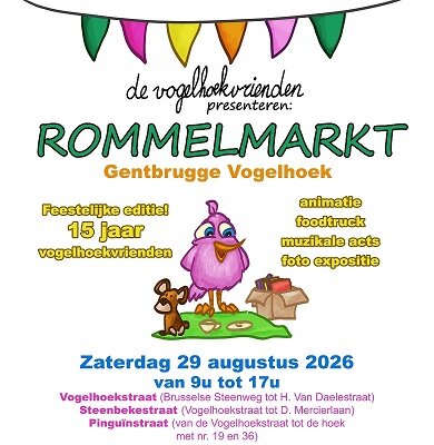 Rommelmarkt Gentbrugge Vogelhoek