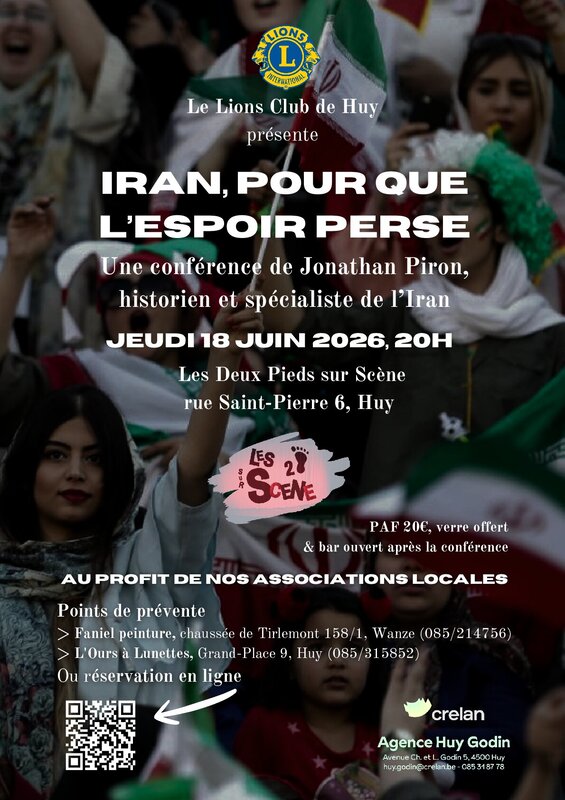 Conférences Conférence  Iran, pour l espoir perse 