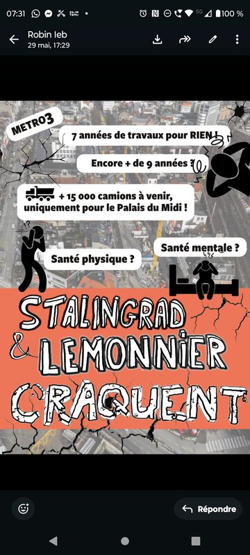 Conférences Stalingrad & Lemonnier craquent 