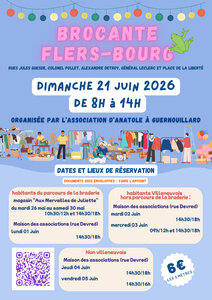 Loisirs Brocante Festive Flers Bourg !