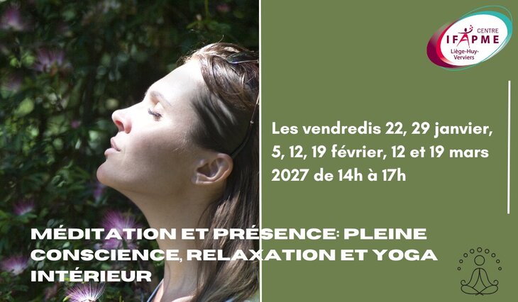 Stages,cours Formation la méditation présence: pleine conscience, relaxation yoga intér
