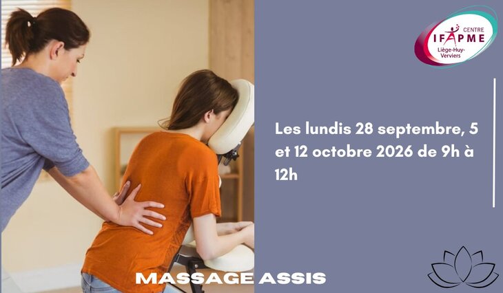 Stages,cours Formation massage assis chaise ergonomique