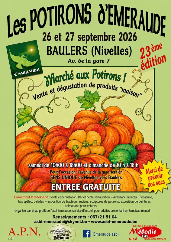 Loisirs Les Potirons d Emeraude
