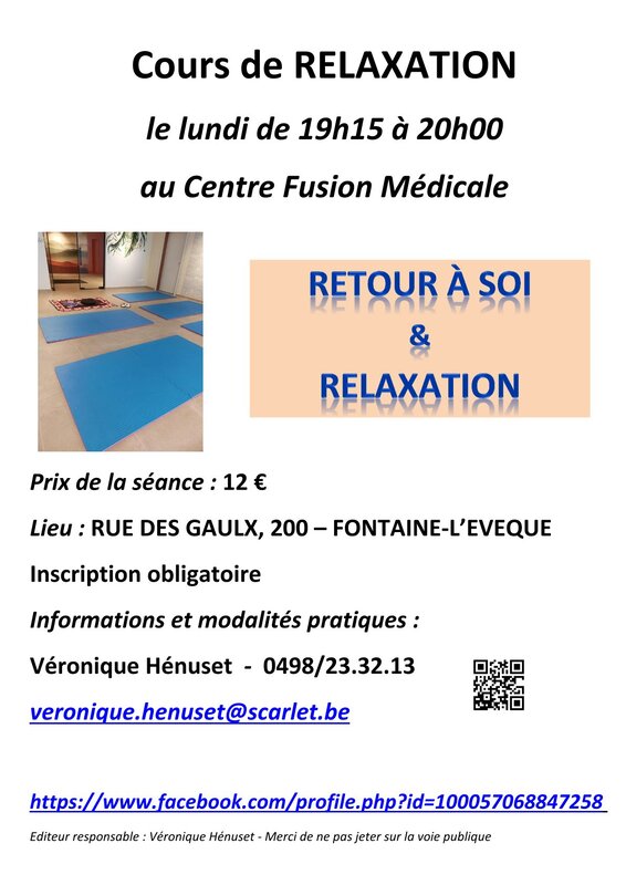 Stages,cours Retour soi relaxation