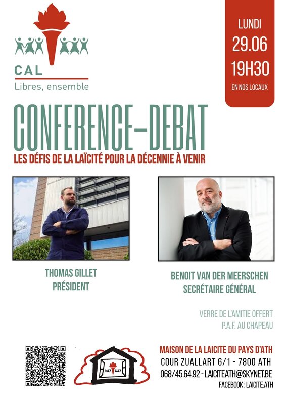 Conférences Les défis la laïcité pour décennie venir
