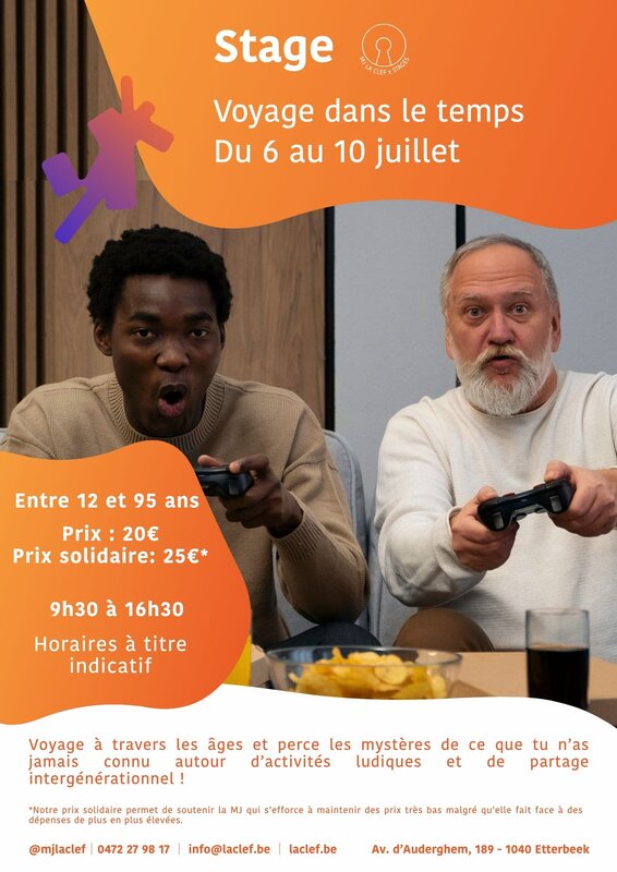 Stages,cours Stage  Voyage dans temps 