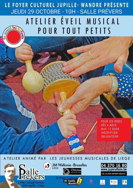 Spectacles Atelier éveil musical pour tout petits