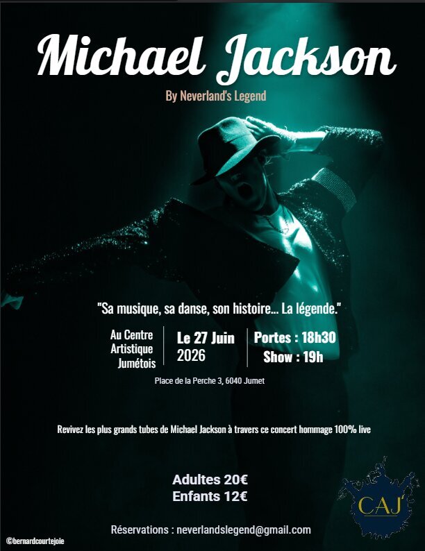 Concerts Concert hommage Michael Jackson Neverland s Legend.