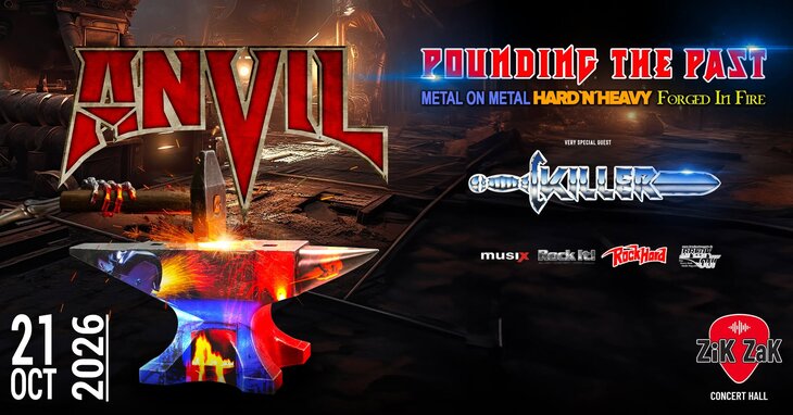 Concerts Anvil (CAN) Pounding Past Tour Killer (BE)