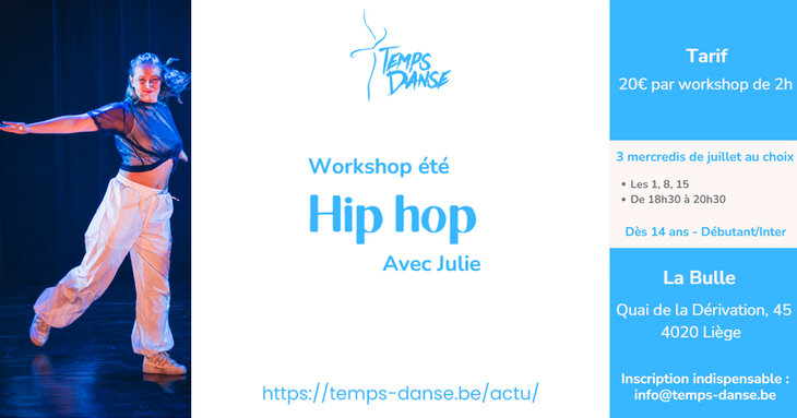Stages,cours Workshop été - hop
