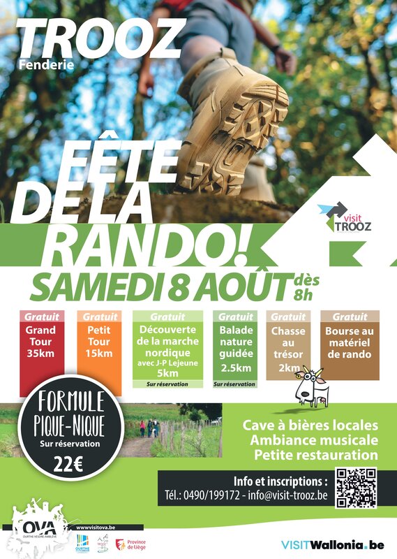 Loisirs 2 ème fête la Randonnée - Tour Trooz