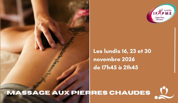 Stages,cours Formation massage pierres chaudes - Stone Therapy