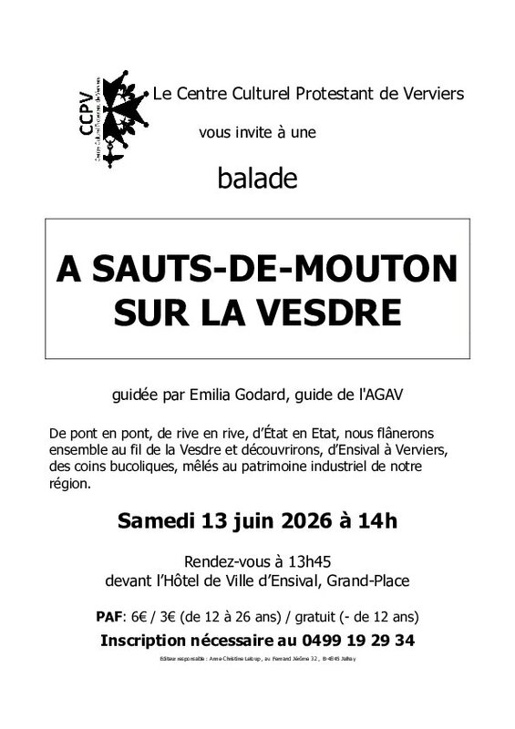 Loisirs A sauts-de mouton la Vesdre