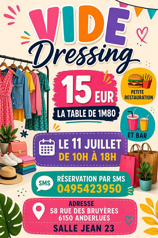 Loisirs Vide dressing