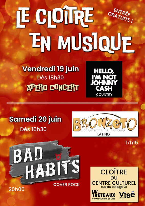 Concerts Le Cloître Musique Centre Culturel