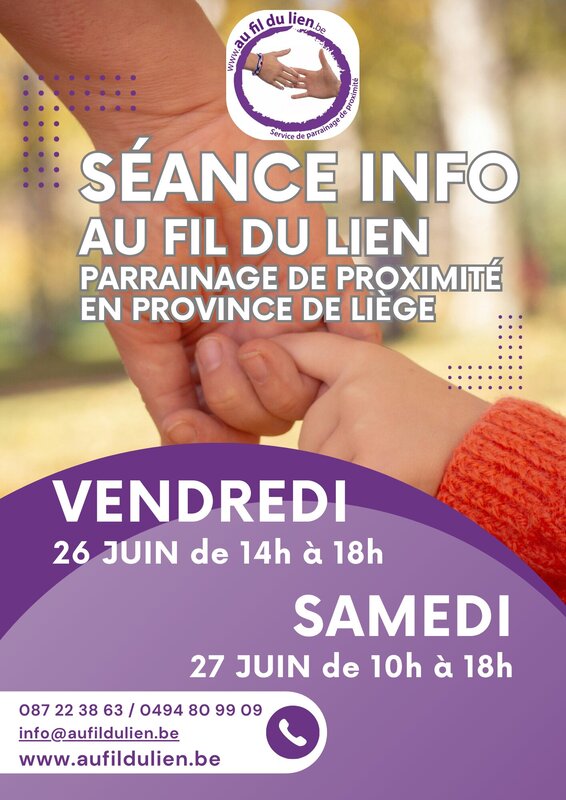 Conférences Séance info - parrainage proximité