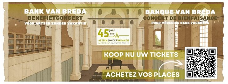 Concerts Concert bienfaisance Banque Breda pour Médecins Sans Vacances -Predikeren