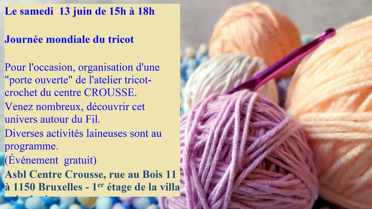 Loisirs Journée mondiale tricot