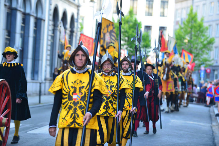 Soirées L’Ommegang, parcours remonter temps