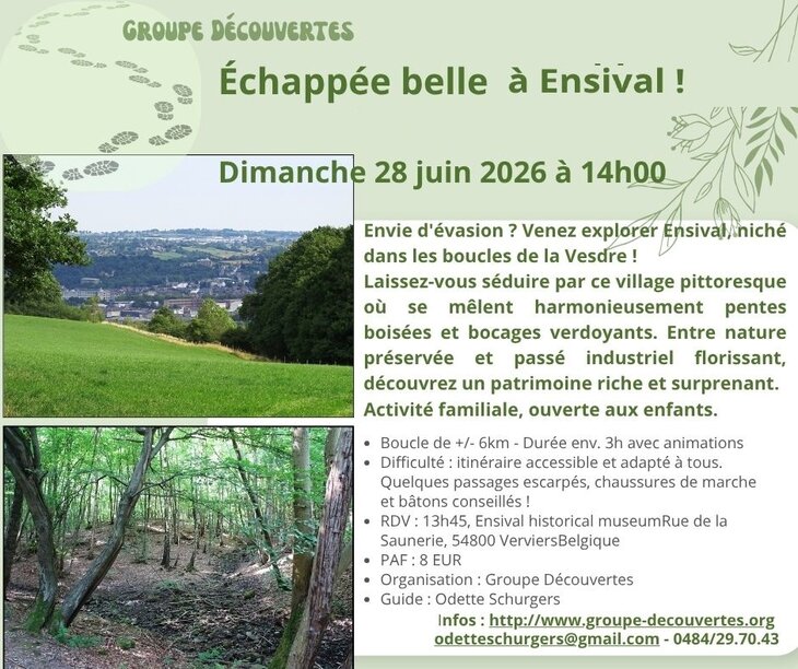 Loisirs Echappée belle