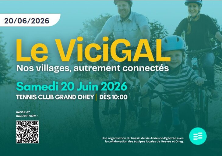 Loisirs Balade pied à vélo, la découverte ViciGAL