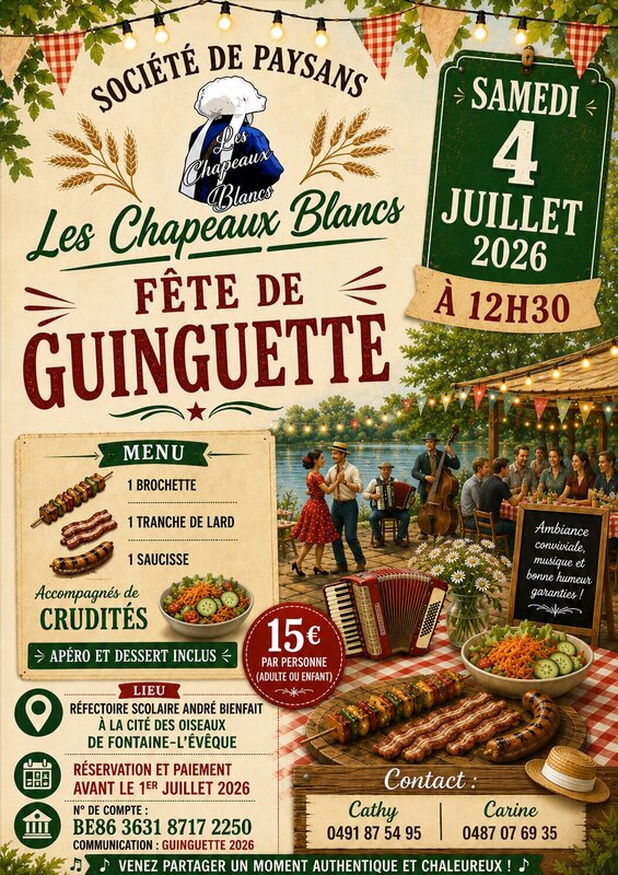 Loisirs Fête la guinguette