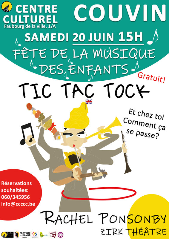 Concerts Fête la musique enfants : Tac Tock