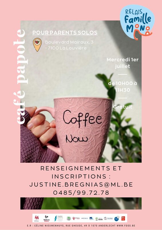 Stages,cours Activité | Café papote - Relais Familles Mono Louvière