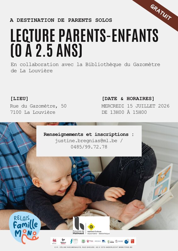 Stages,cours Activité | Lecture parents-enfants
