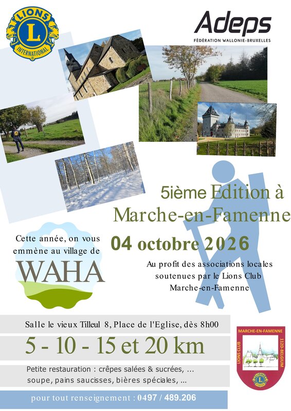 Loisirs Marche Adeps 5 15 20km