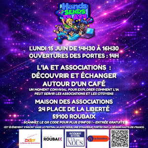 Conférences L’IA les associations : découvrez échangez autour d’un café !