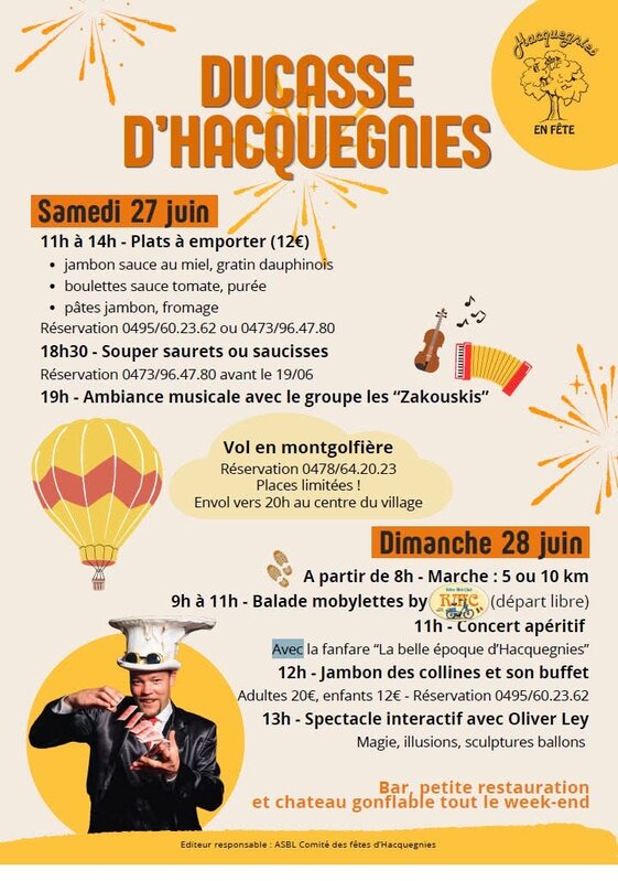 Loisirs Ducasse d’Hacquegnies