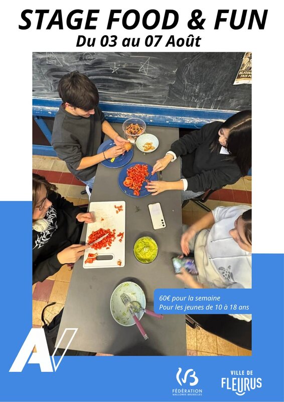 Stages,cours Stage Food & Fun