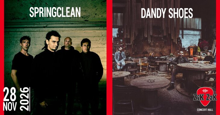 Concerts Sprinclean (release party) + Dandy Shoes
