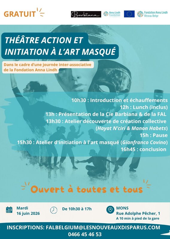 Spectacles Théâtre action initiation l’art masqué