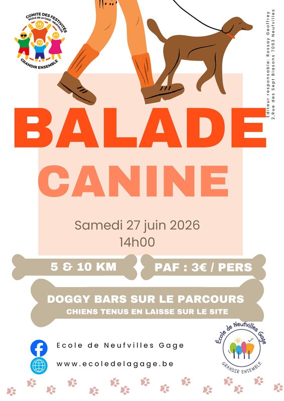 Loisirs Balade canine Festival la Gage