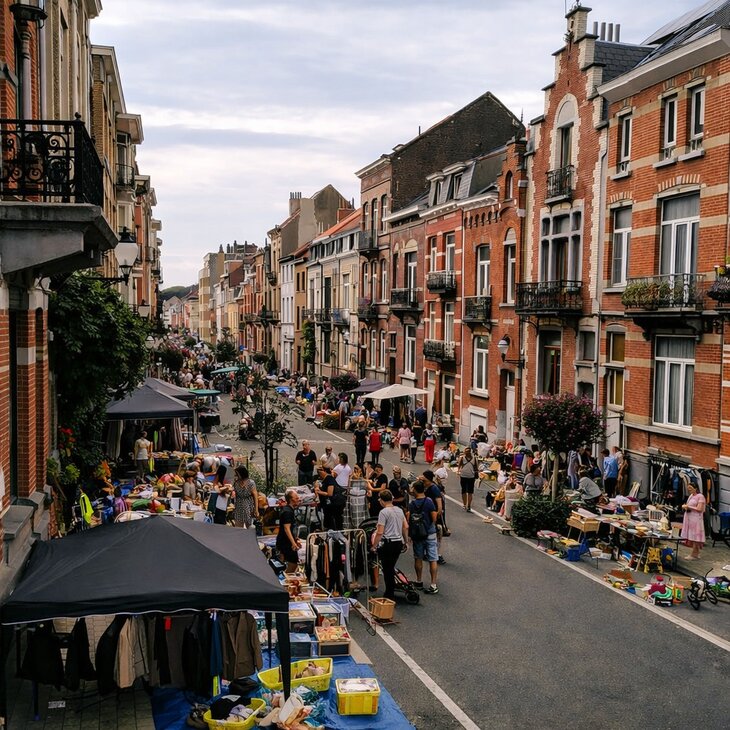  24e ! Brocante Rue Vanderborght/Koekelberg