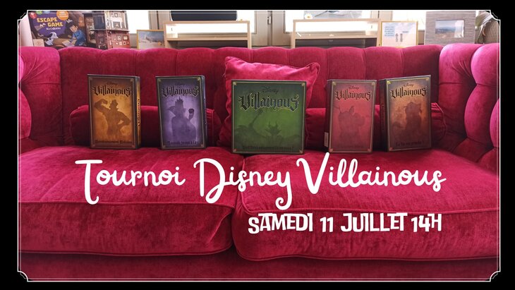 Loisirs Tournoi Disney Villainous