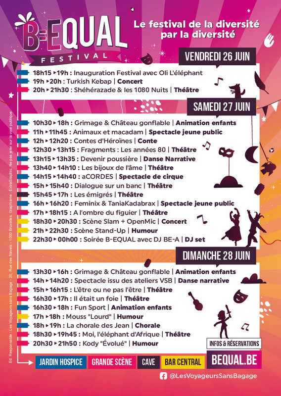 Spectacles Bequal Festival édition