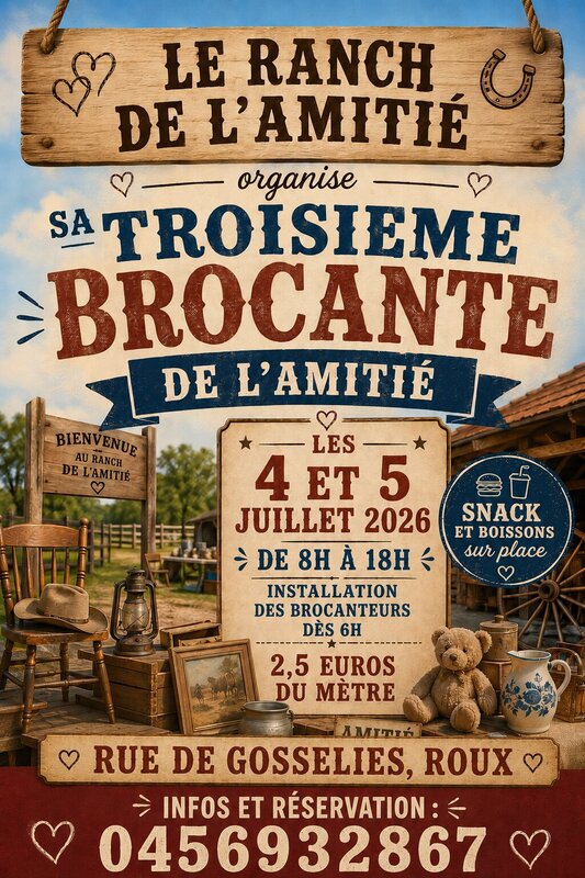  Brocante l amitié