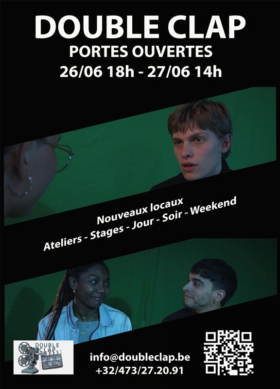 Loisirs Portes ouvertes Double Clap Formation l acteur cinéma