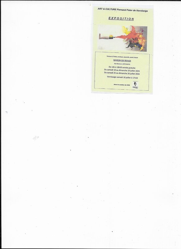 Expositions Exposition peinture