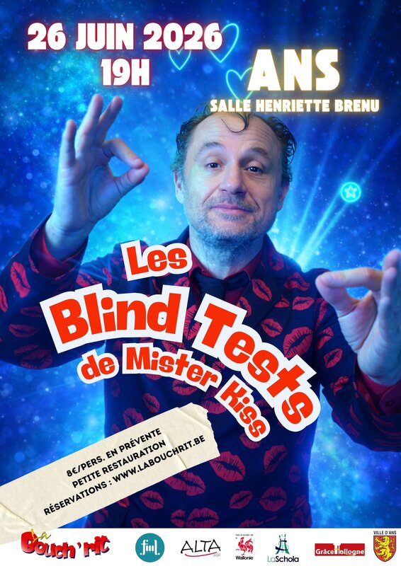 Soirées Blind Test :  Les Blind Tests Mister Kiss 