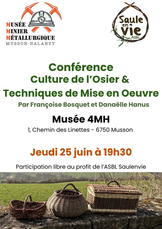 Conférences Conférence Culture l Osier Techniques Mise Oeuvre