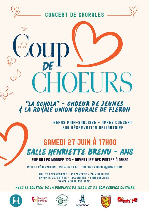 Concerts Coup Choeurs